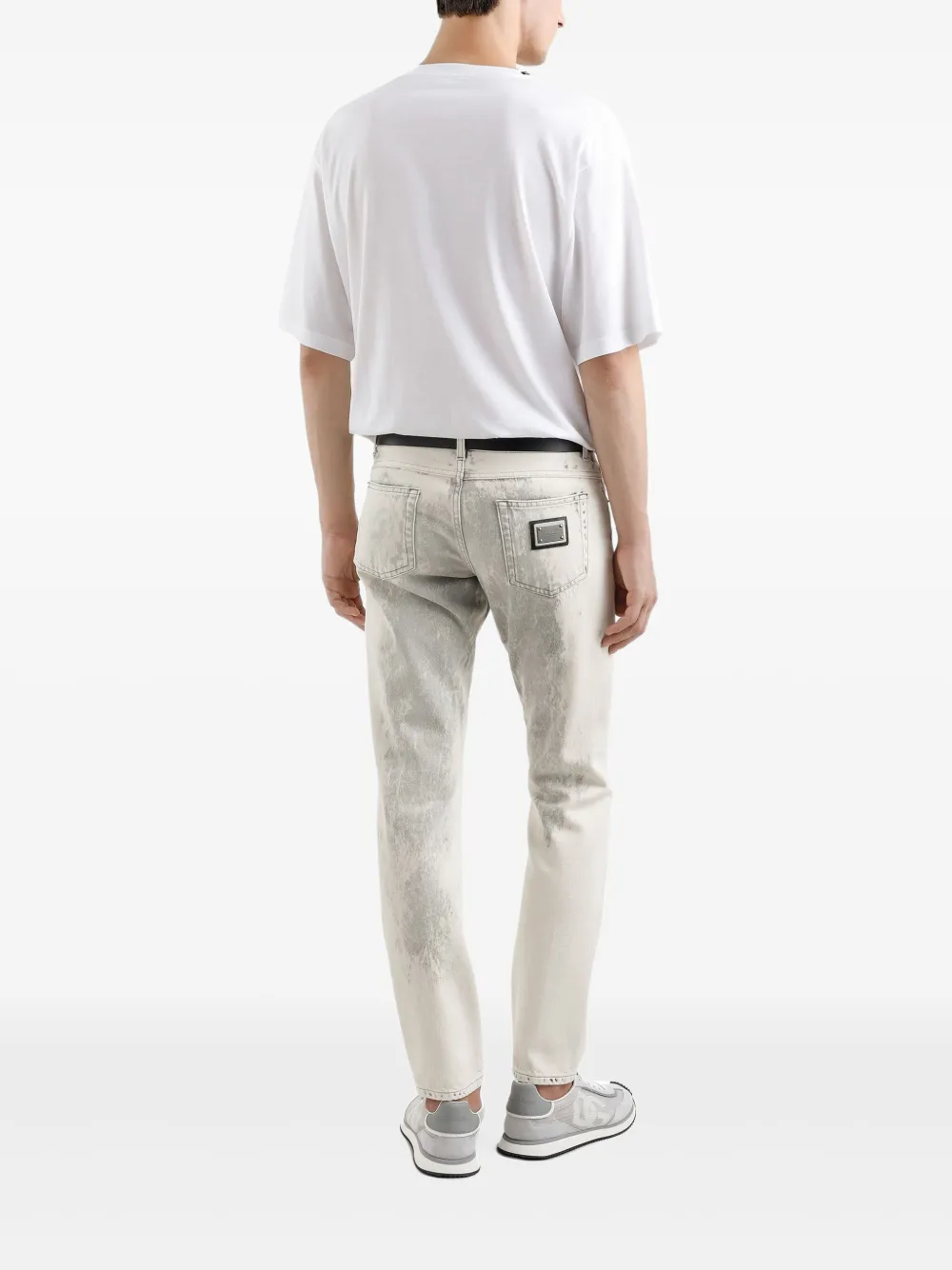 Dolce & Gabbana Jeans met wassing Beige