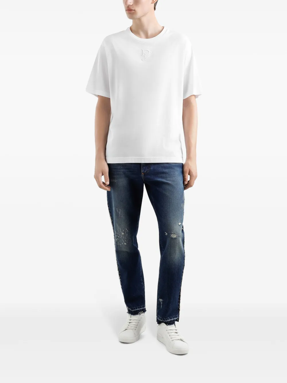 Dolce & Gabbana distressed-effect jeans | Tapered Jeans | Image 2