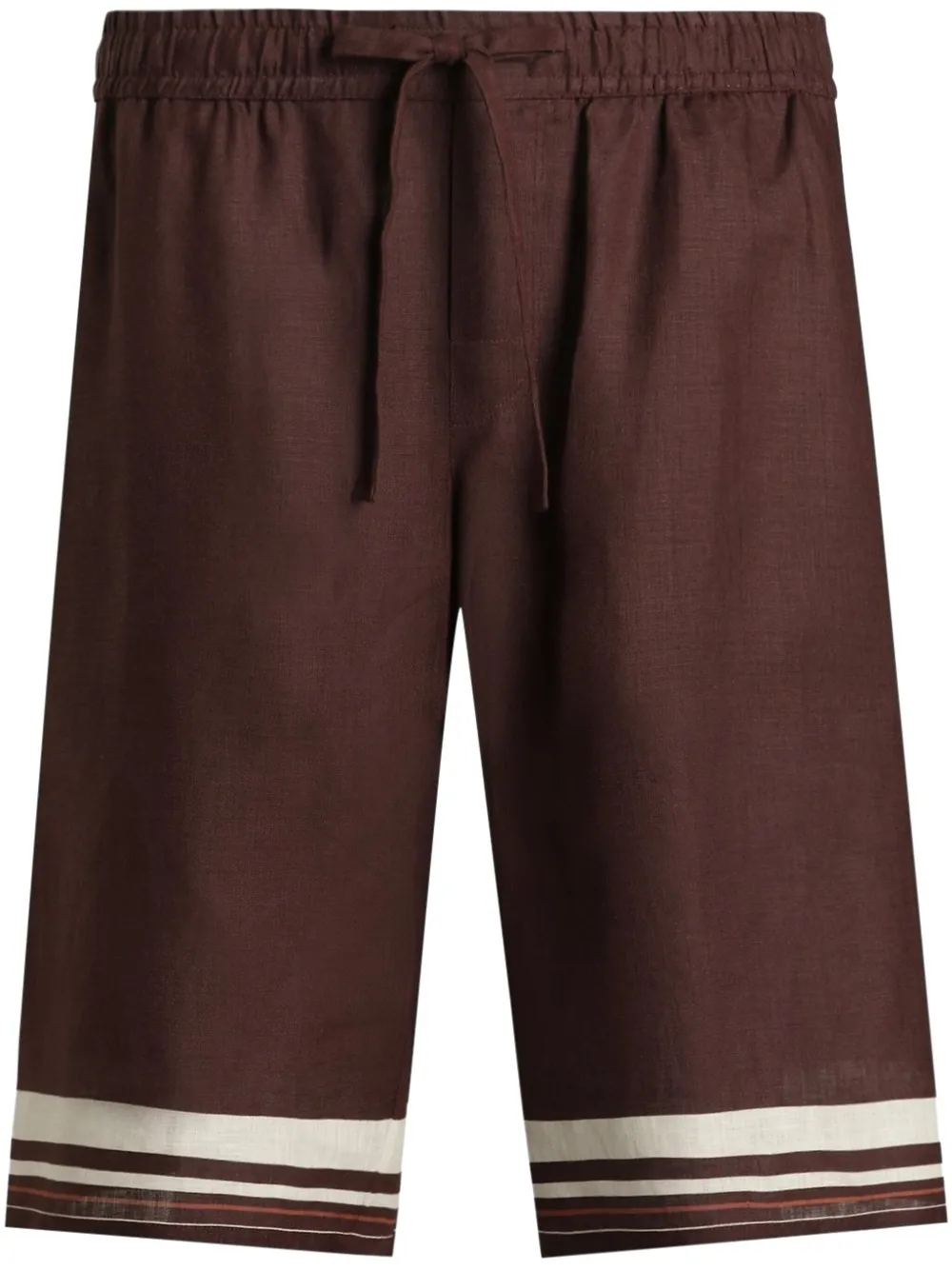 Dolce & Gabbana stripe-detail bermuda shorts | Red | Image 1