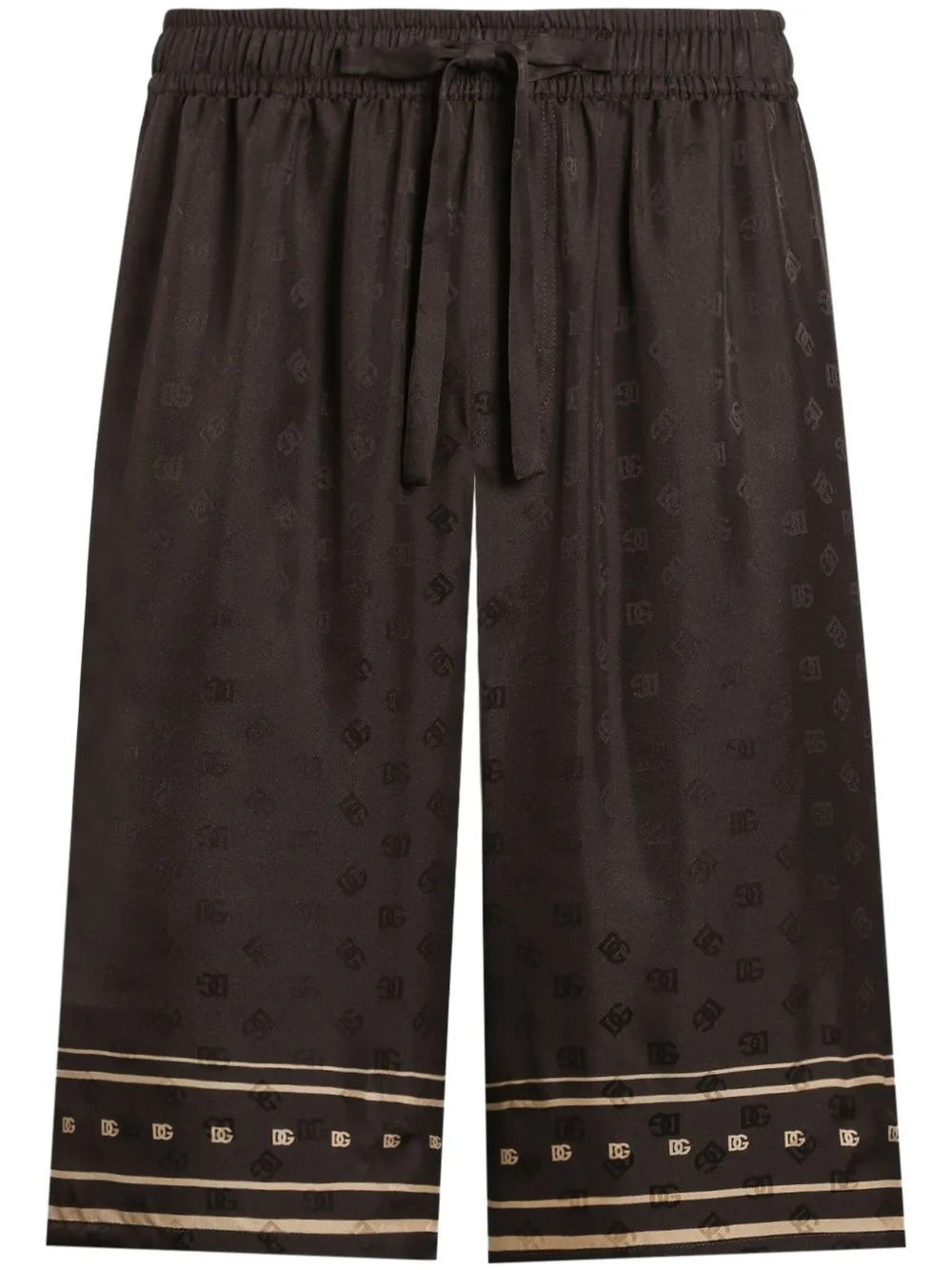 Dolce & Gabbana printed deck shorts | Brown | Image 1