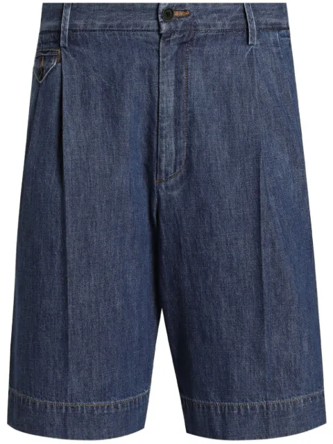 Dolce & Gabbana embroidered denim shorts