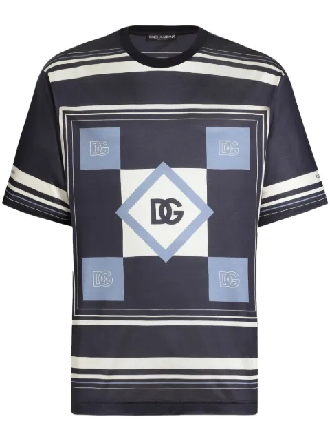 Dolce & Gabbana striped cotton T-shirt
