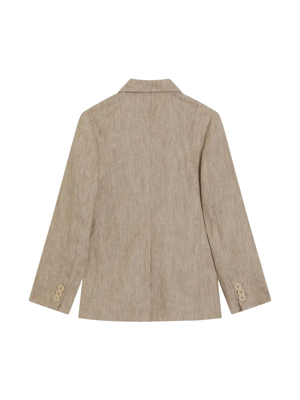 Dolce & Gabbana Kids Blazer met logo-applicatie - Beige