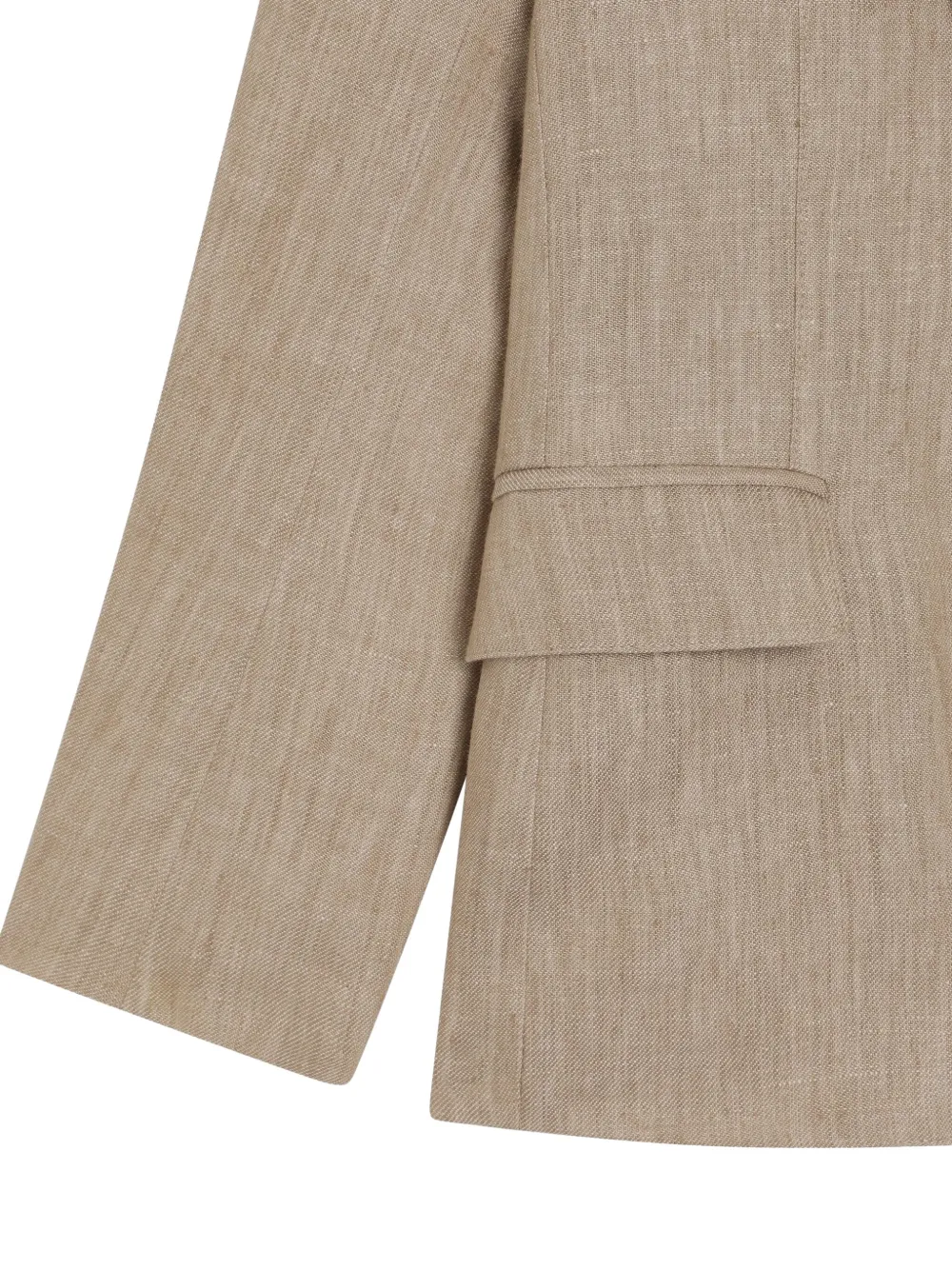 Dolce & Gabbana Kids Blazer met logo-applicatie Beige