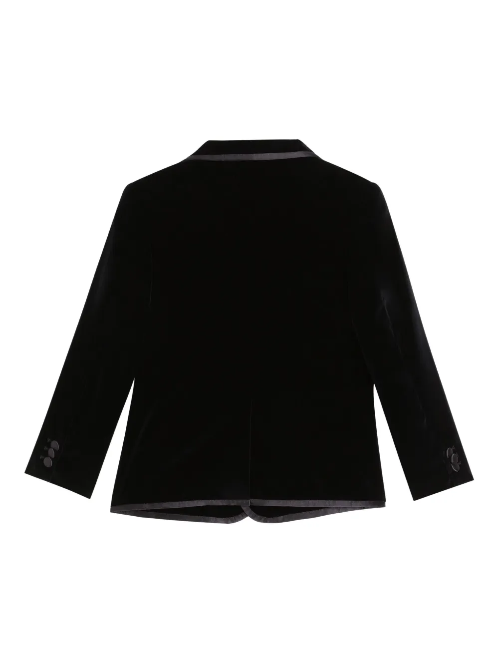 Dolce & Gabbana Kids Blazer met logopatch Blauw