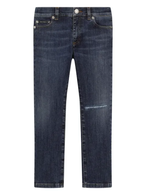 Dolce & Gabbana Kids distressed jeans