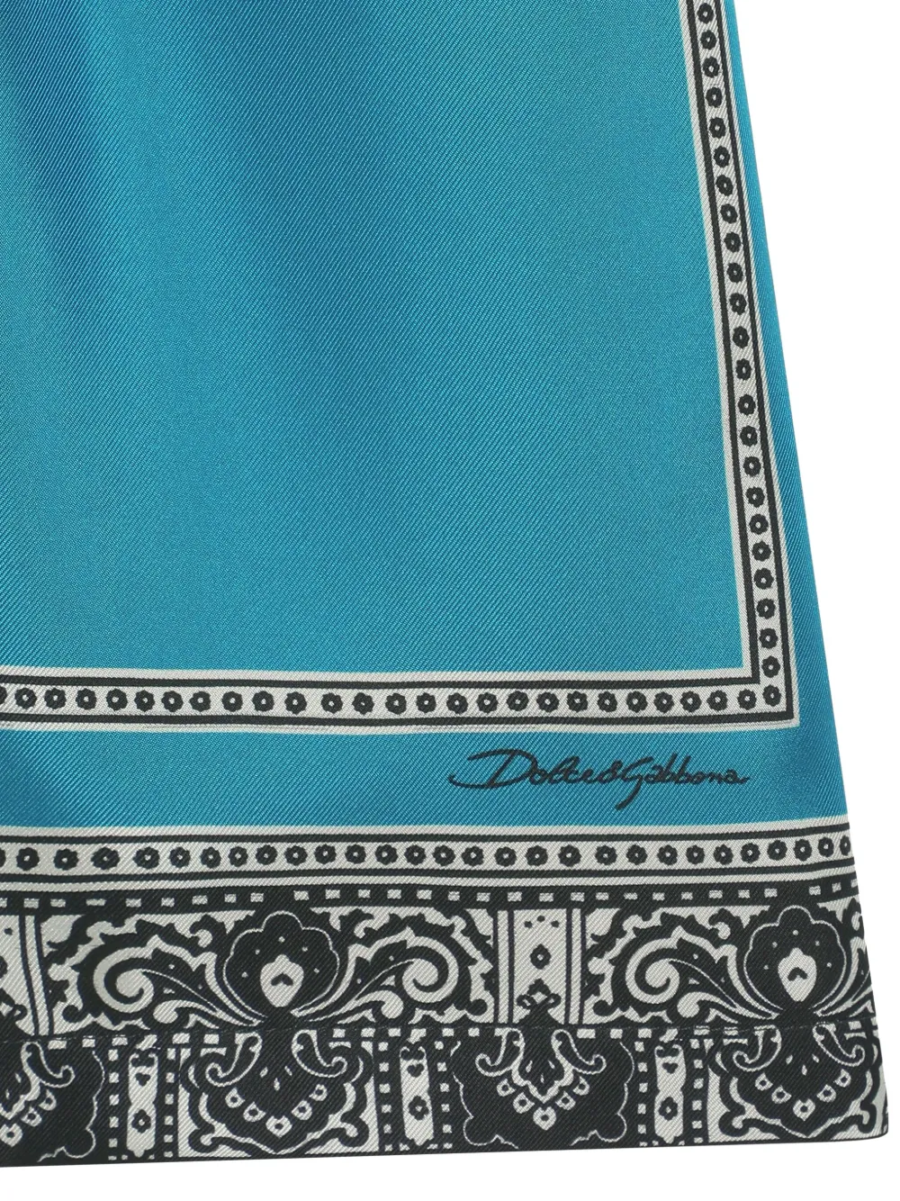 Dolce & Gabbana Kids Shorts met bandanaprint Blauw