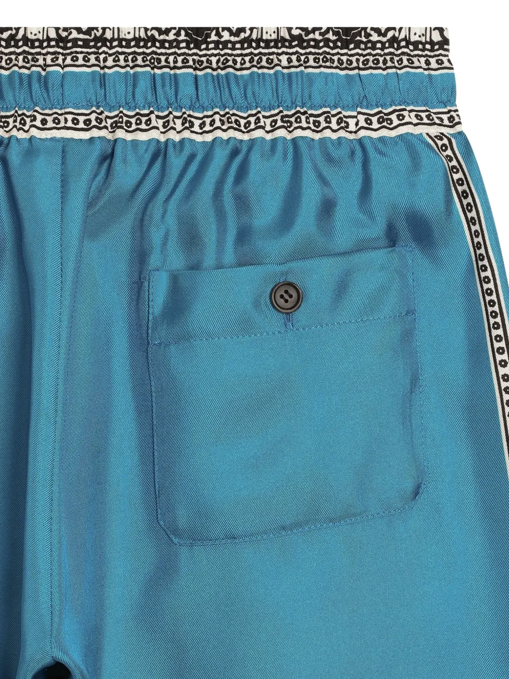 Dolce & Gabbana Kids Shorts met bandanaprint Blauw