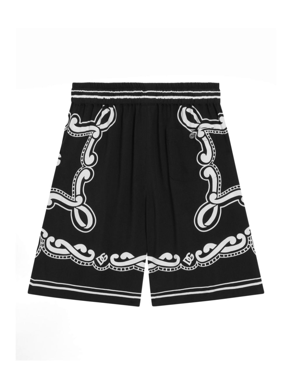 Dolce & Gabbana Kids bandana-print shorts - Zwart