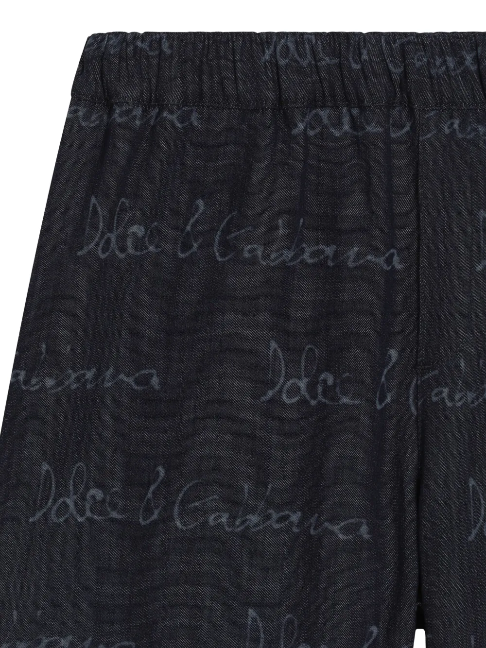 Dolce & Gabbana Kids Shorts met logoprint Blauw