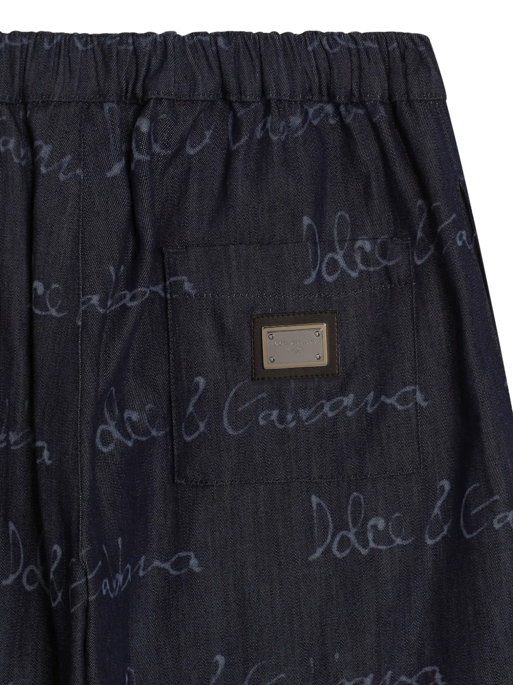 Dolce & Gabbana Kids Shorts met logoprint Blauw