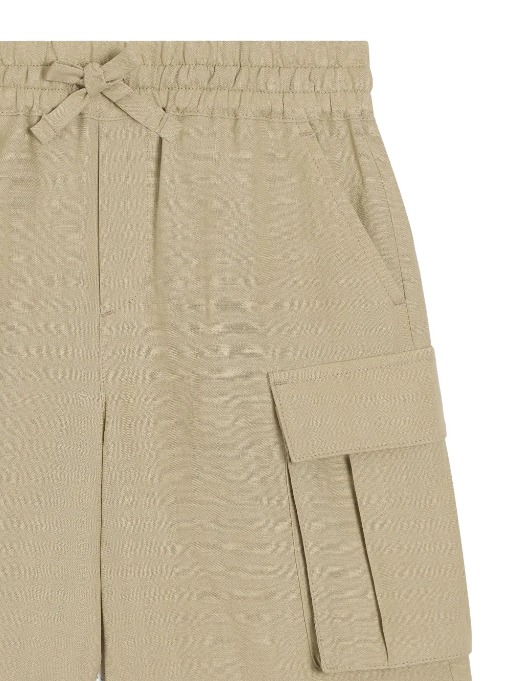 Dolce & Gabbana Kids Shorts met geborduurd logo Beige
