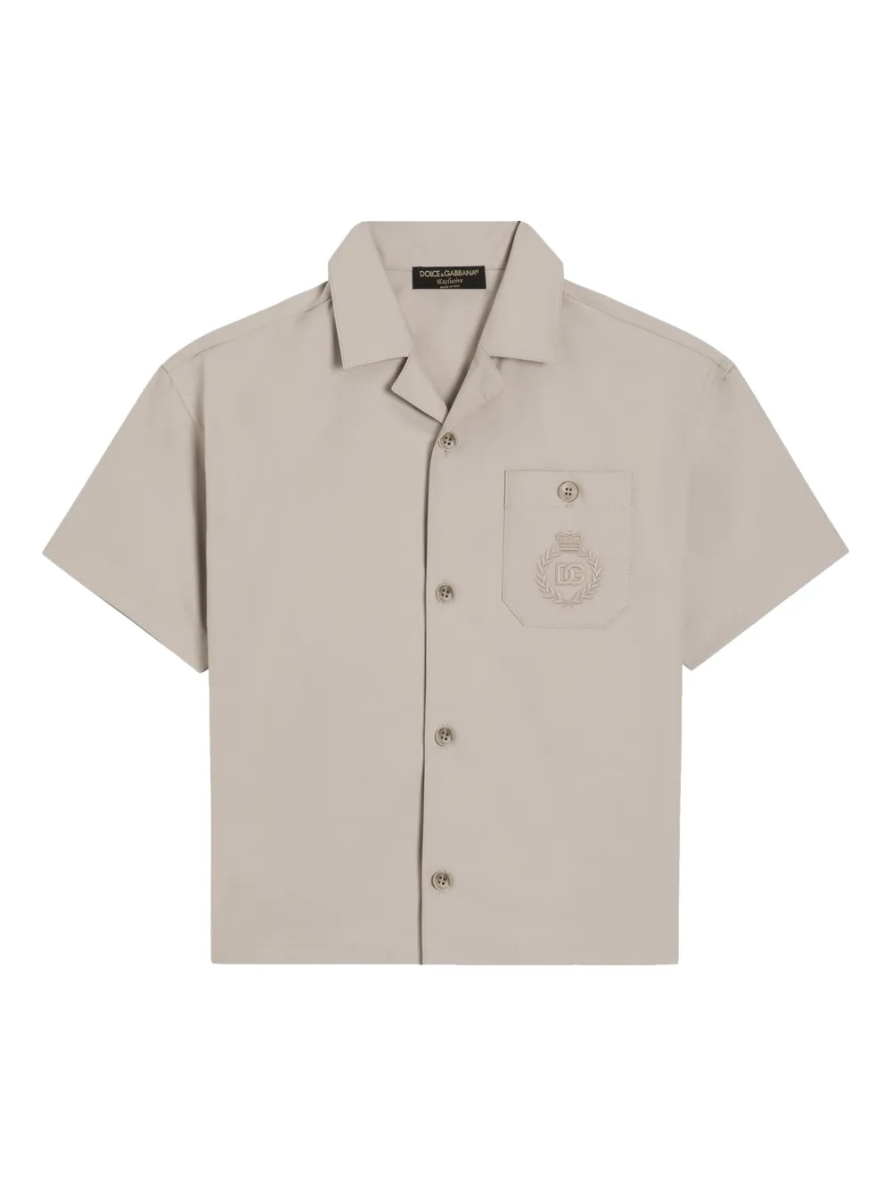 Dolce & Gabbana Kids embroidered shirt | Neutrals | Image 1