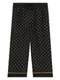 Dolce & Gabbana Kids geometric pattern track pants - Black