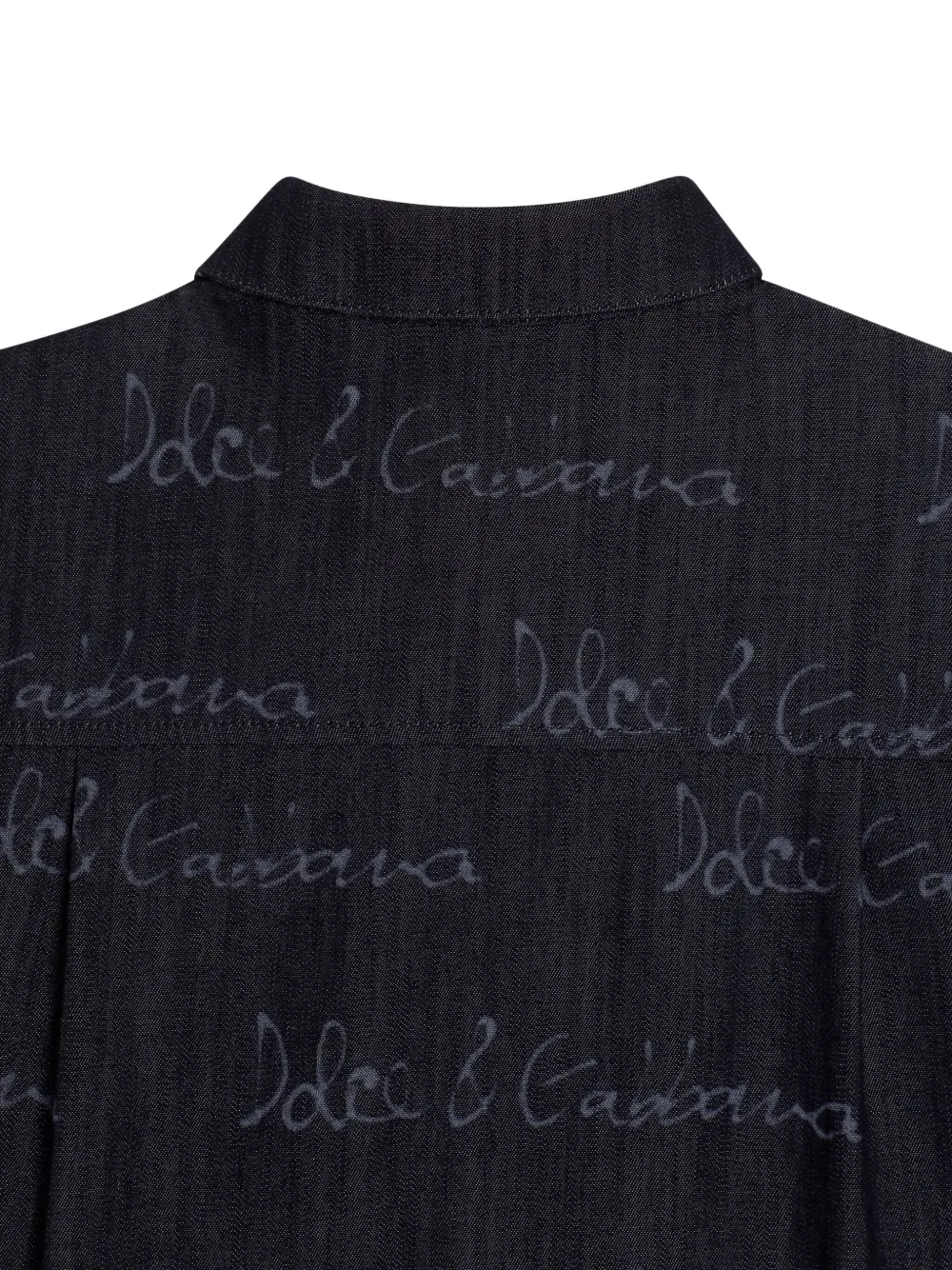Dolce & Gabbana Kids Shirt met logoprint Blauw