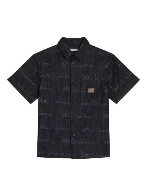 Dolce & Gabbana Kids logo-print shirt 