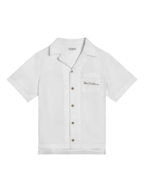 Dolce & Gabbana Kids camisa con bordado