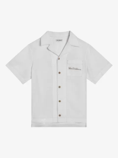 Dolce & Gabbana Kids camisa con bordado