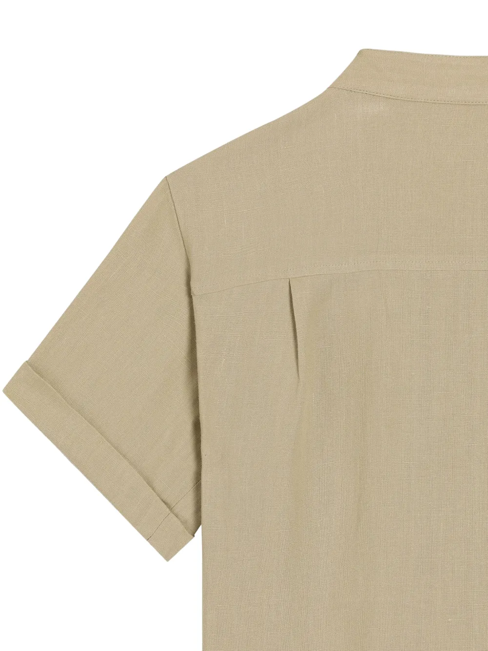 Dolce & Gabbana Kids Shirt met geborduurd logo Beige