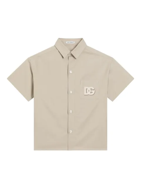 Dolce & Gabbana Kids camisa con bordado