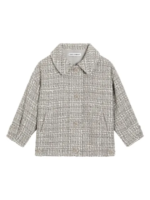 Dolce & Gabbana Kids tartan-check jacket