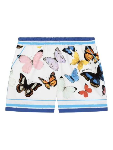 Dolce & Gabbana Kids butterfly print shorts 
