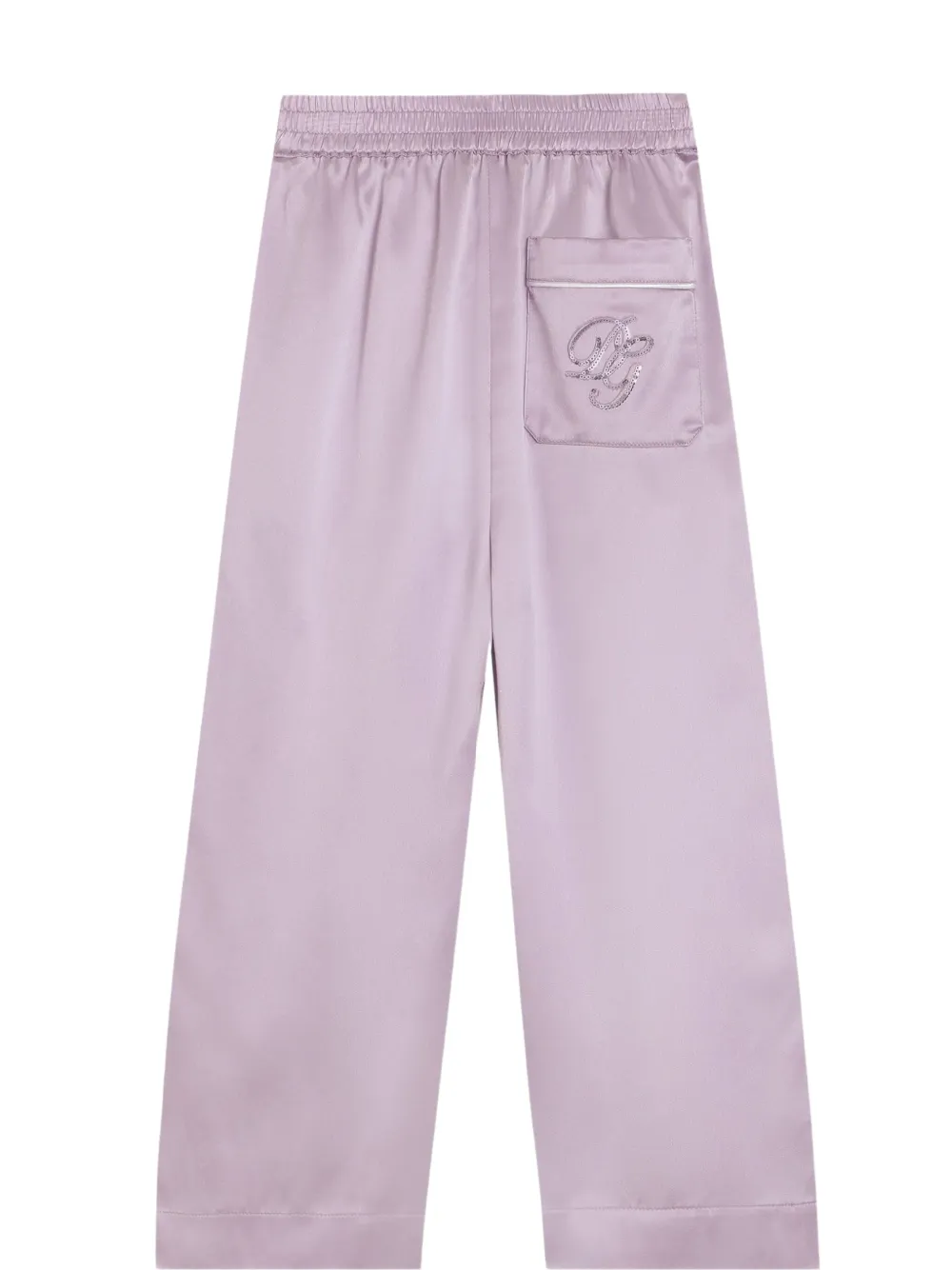 Dolce & Gabbana Kids satin pajama pants - Paars