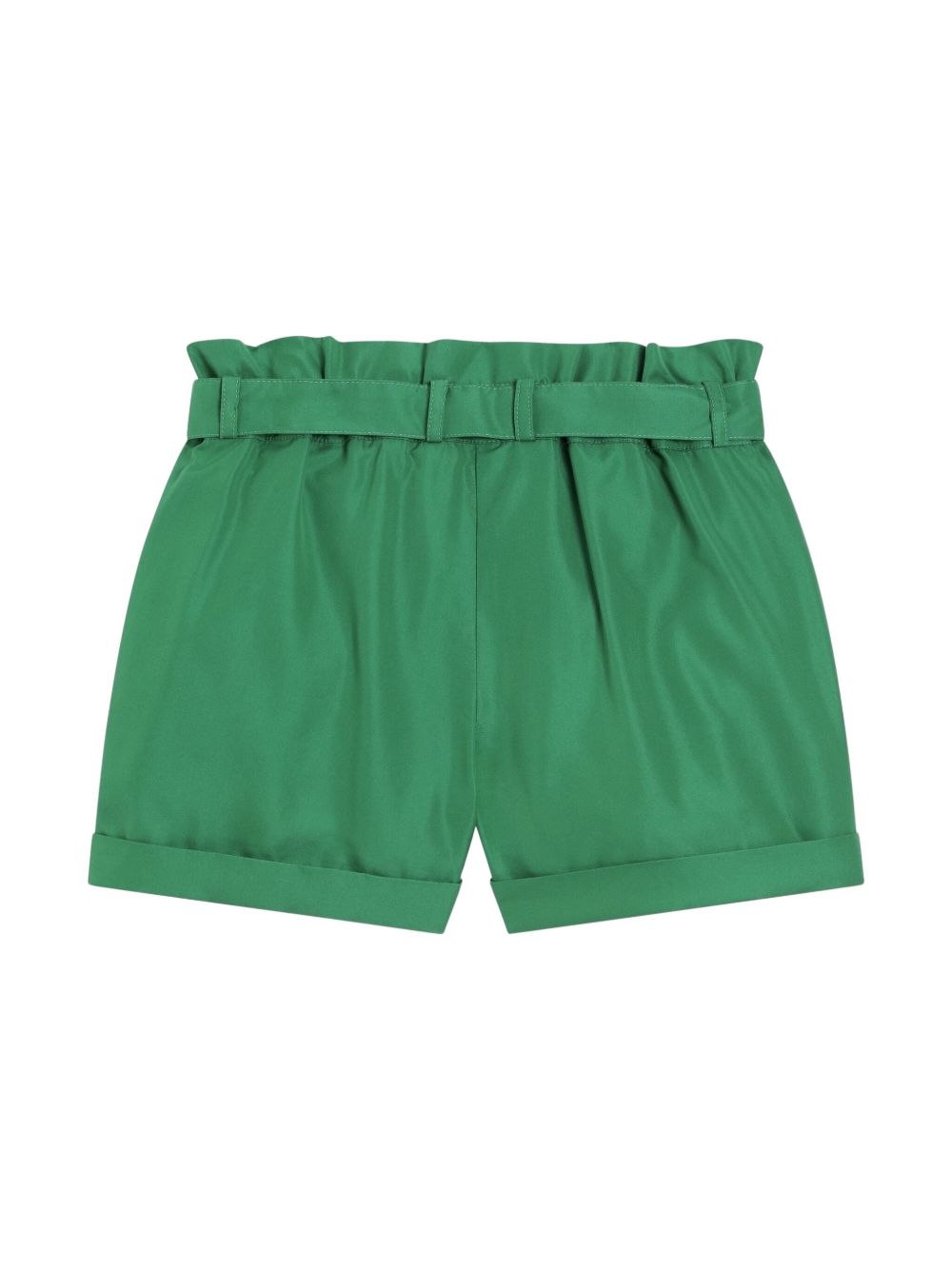 Dolce & Gabbana Kids Shorts met ceintuur - Groen