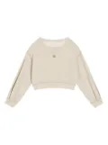 Dolce & Gabbana Kids DG-logo crew-neck sweatshirt - Neutrals
