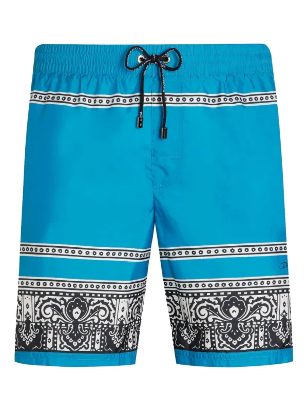 Decathlon Swim Shorts Boys Teal Shorts Dolce Gabbana Printed Swim