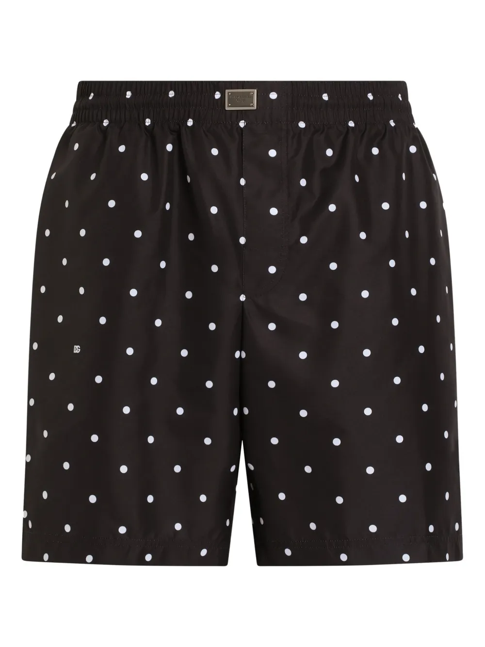 Dolce & Gabbana polka dot swim shorts | Black | Image 1