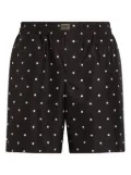 Dolce & Gabbana polka dot swim shorts - Black