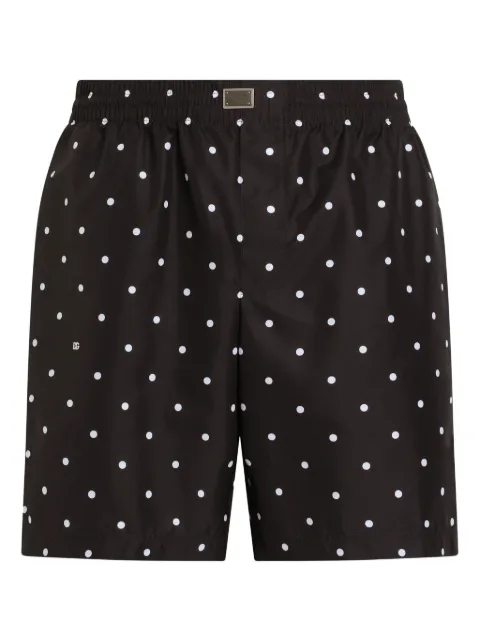 Dolce & Gabbana polka dot swim shorts