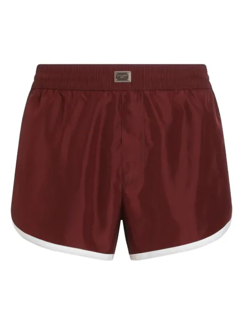 Dolce & Gabbana logo-plaque swim shorts