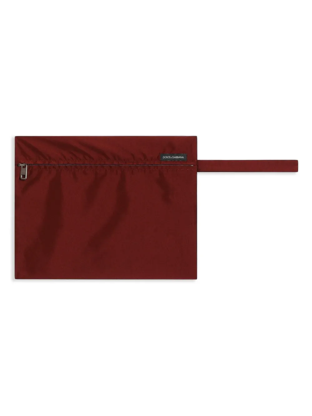 Dolce & Gabbana Zwembroek met logoplakkaat Rood