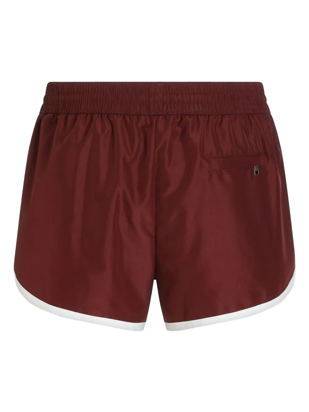 Dolce & Gabbana Zwembroek met logoplakkaat Rood