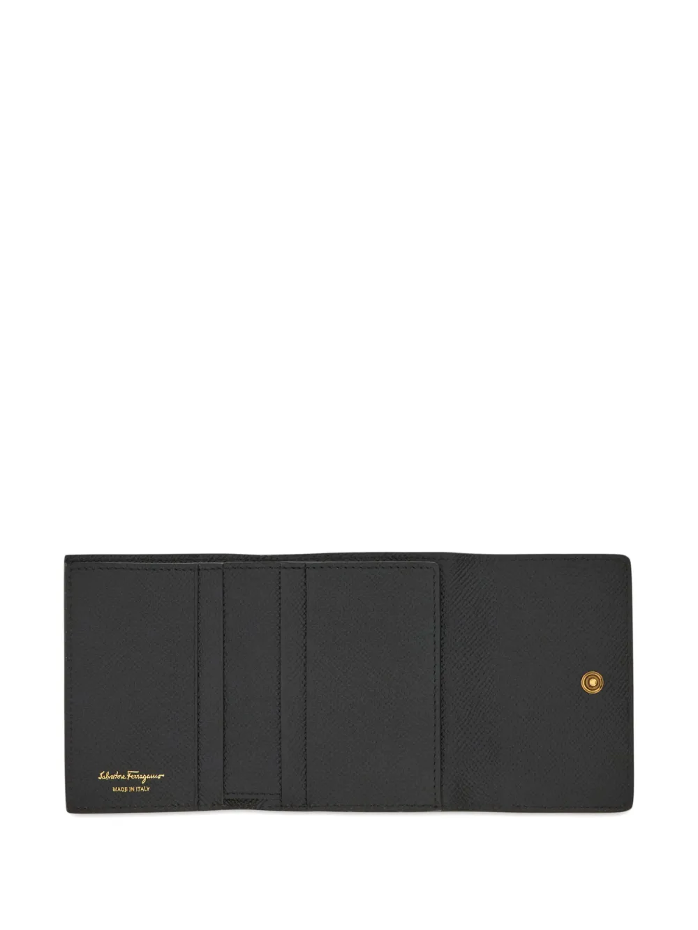 Ferragamo Gancini portemonnee Zwart