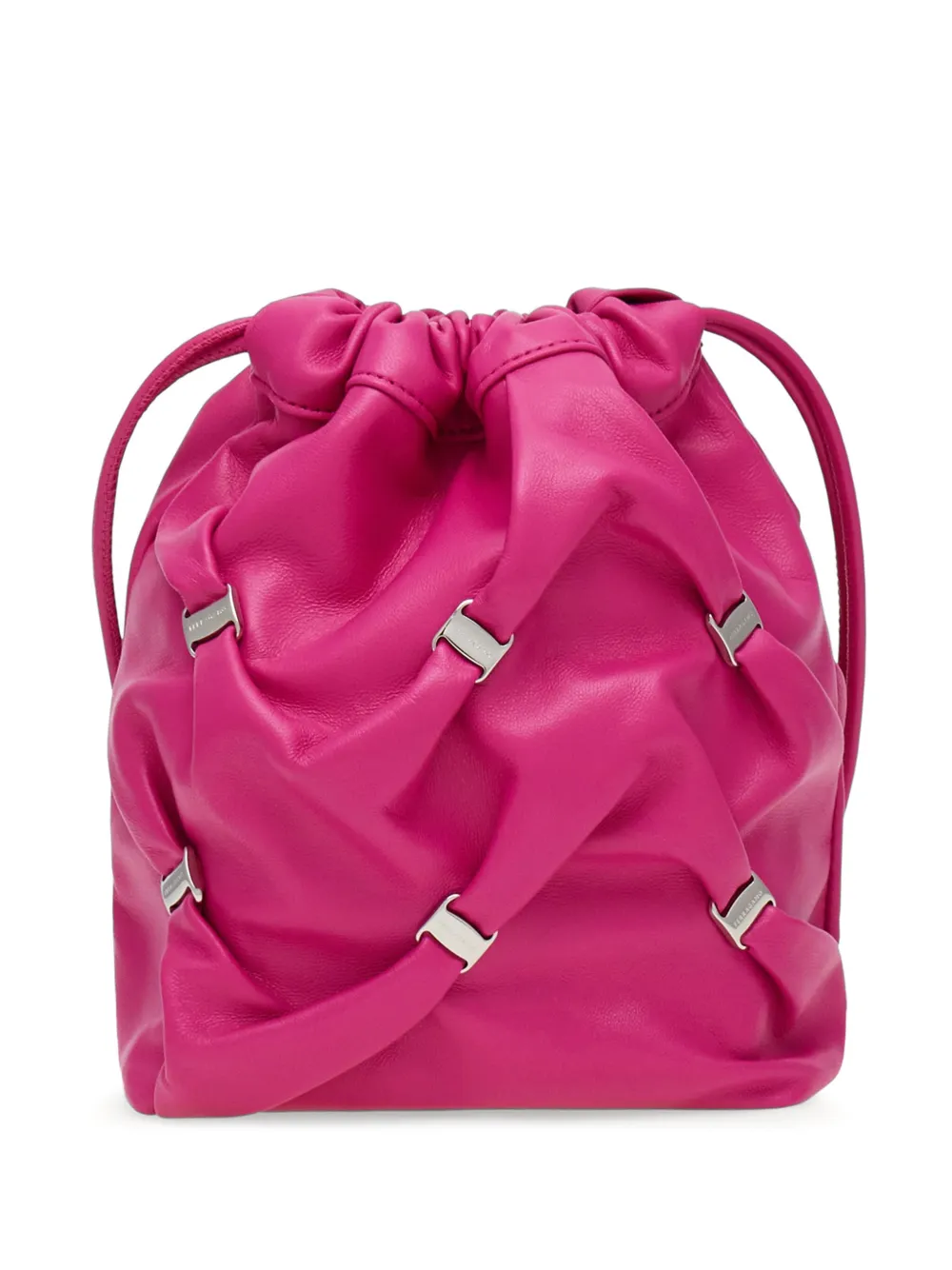 Ferragamo Leren bucket-tas - Roze