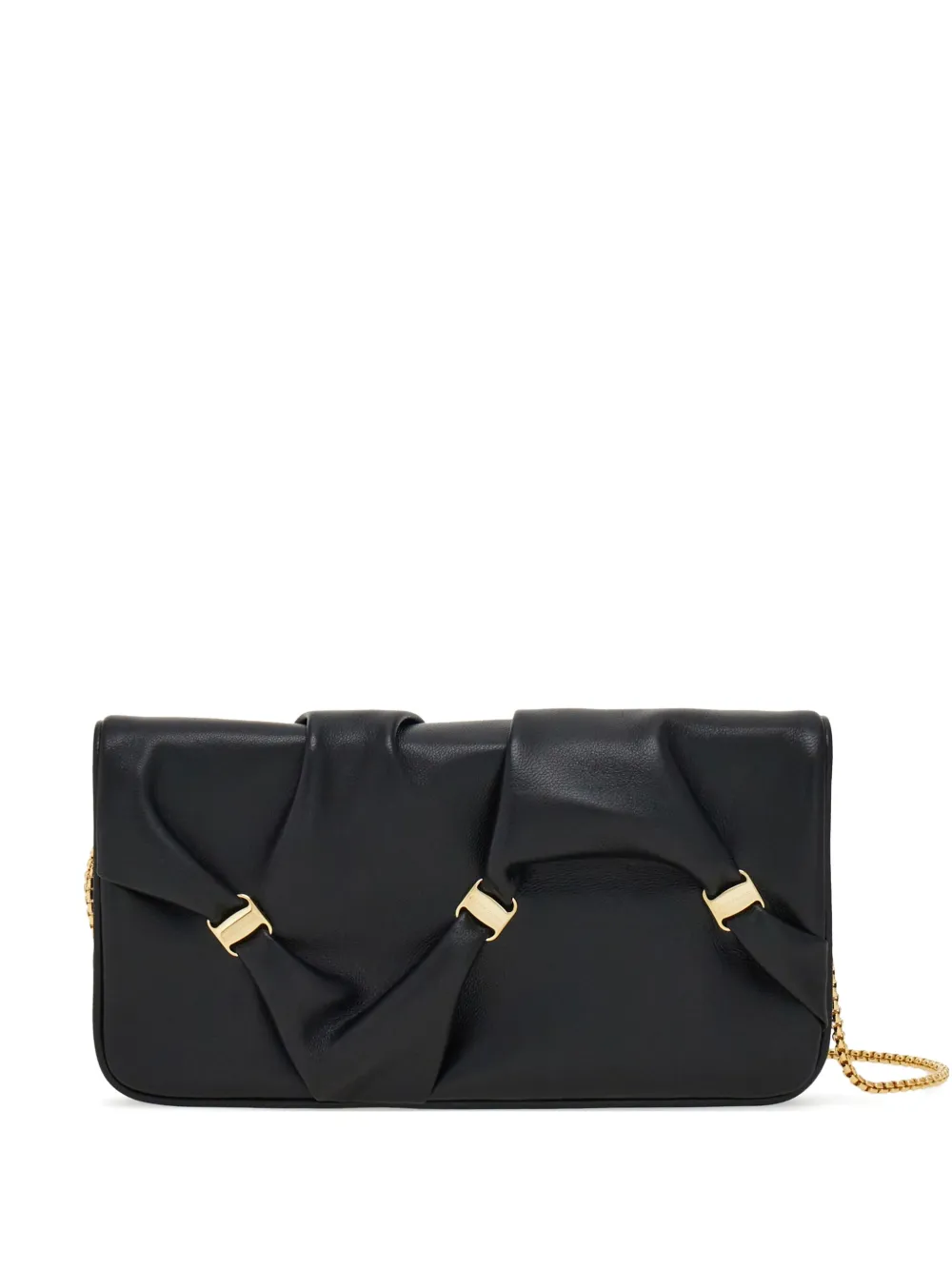 Ferragamo chain wallet | Black | Image 1