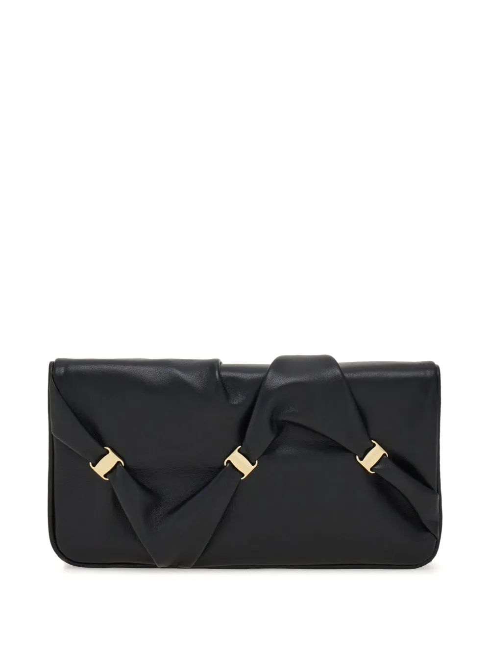 Ferragamo chain wallet - Zwart