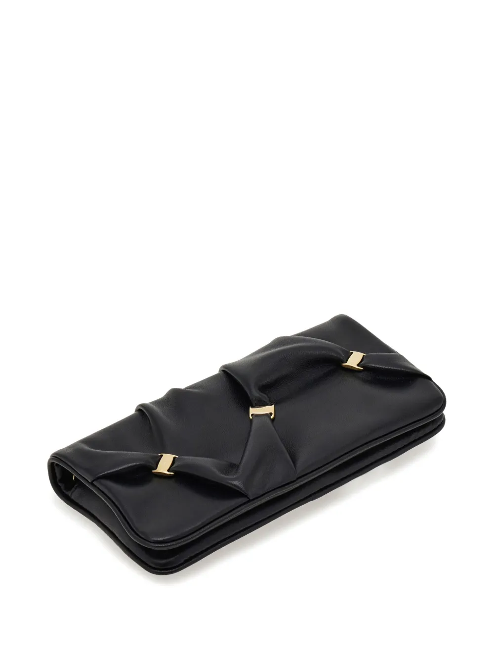 Ferragamo Portemonnee met ketting Zwart