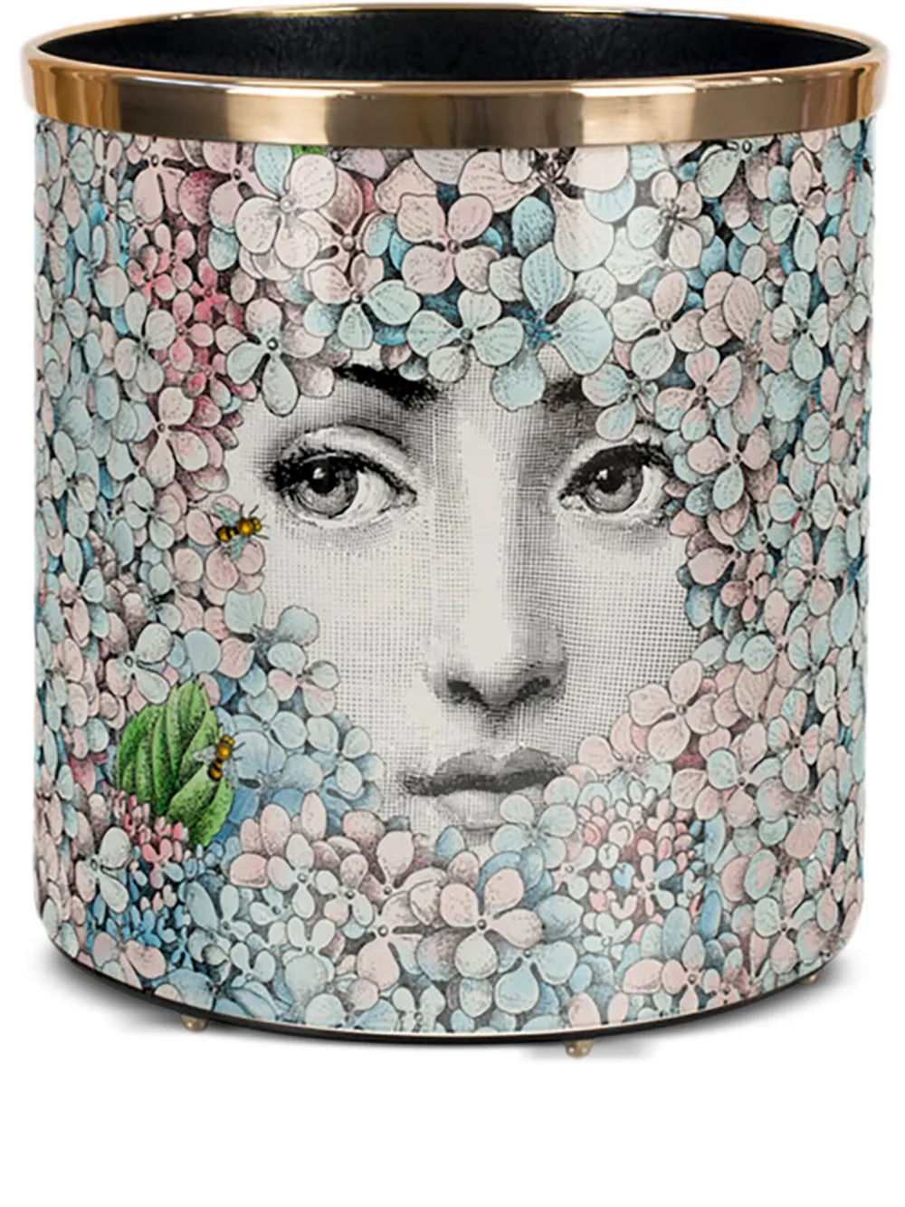 Fornasetti Ortensia-print vase | Blue | Image 1