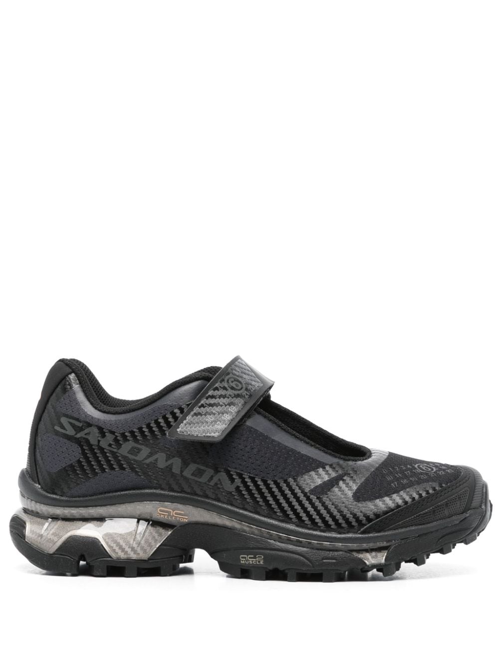 Shop Mm6 Maison Margiela X Salomon Touch-strap Sneakers In Black