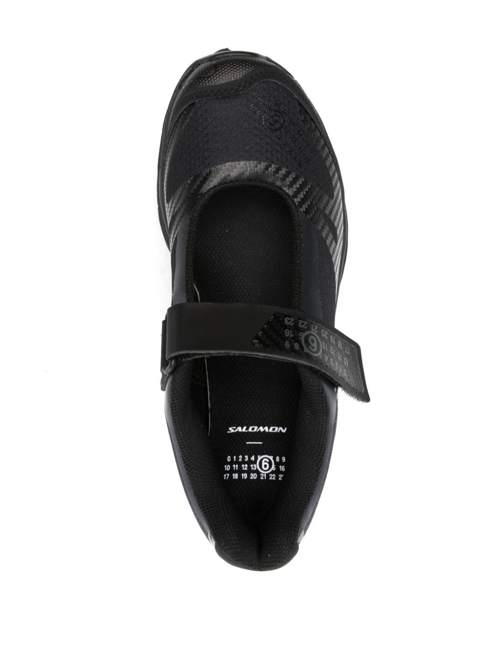 Shop Mm6 Maison Margiela X Salomon Touch-strap Sneakers In Black