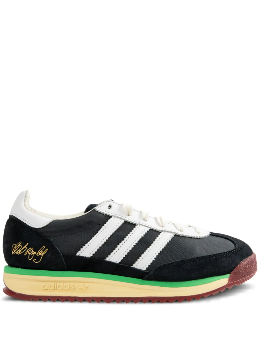 Adidas Samba "Shadow Green Cream White Gold Metallic" sneakers
