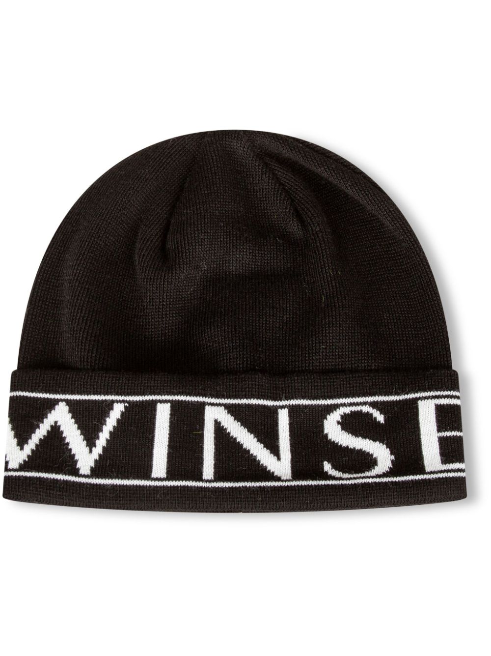 TWINSET logo-embroidered beanie - Black