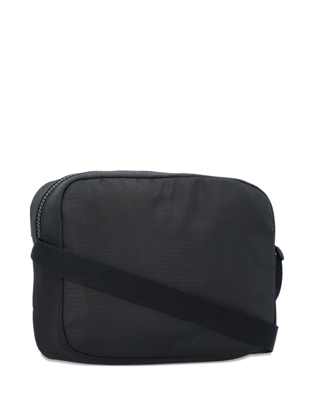 Tommy Hilfiger Logo-patch Messenger Bag In Black