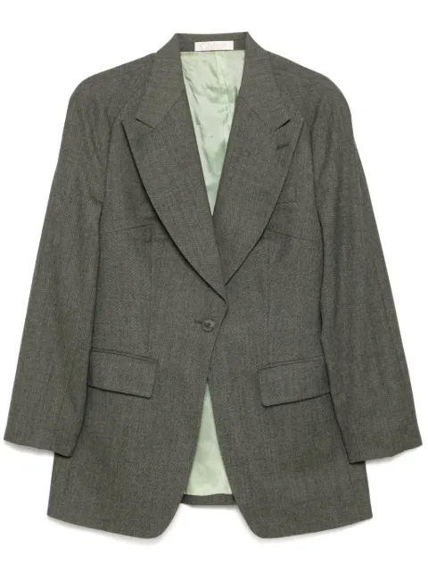 Chloé Pre-Owned long-raglan-sleeves single-breasted jacket