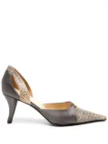 Prada Pre-Owned contrasting toecap pumps - Grey