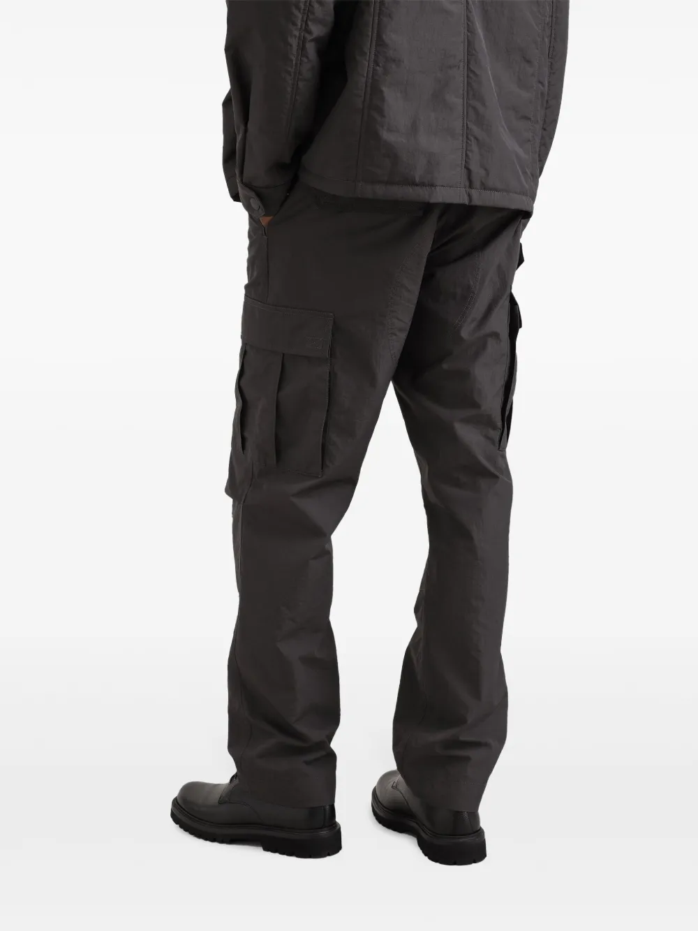 Dolce & Gabbana Cargo broek met logoplakkaat Grijs